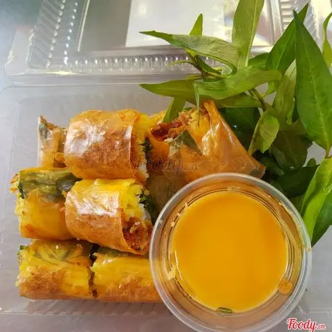 Hình ảnh Cuốn chấm - sốt trứng muối