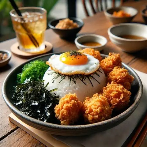 Hình ảnh Cơm gà viên truyền thống