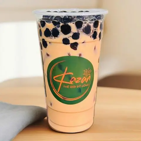 Hình ảnh Trà Sữa Thái Đỏ Full Topping Đổi Đời