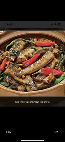 Hình ảnh cá kèo kho tiêu 