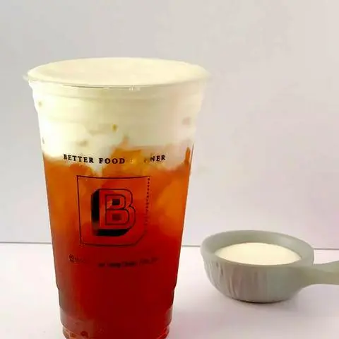 Hình ảnh Trà Dâu Macchiato
