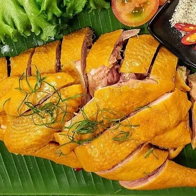Hình ảnh Nữa Còn Gà Ủ Muối Kèm Cơm