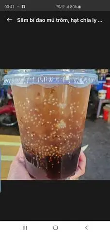 Hình ảnh Sâm bí đao mủ trôm hạt chia ly lớn