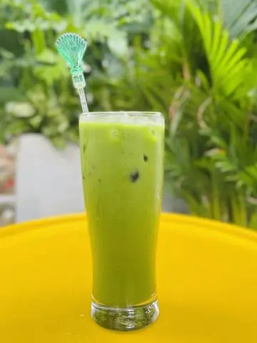 Hình ảnh Rau má đậu xanh - sữa 