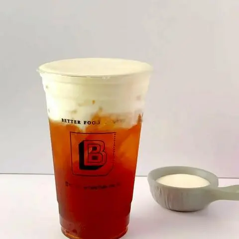 Hình ảnh Trà đào Macchiato