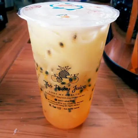 Hình ảnh Nước ép chanh dây dứa(thơm) ly 700ml