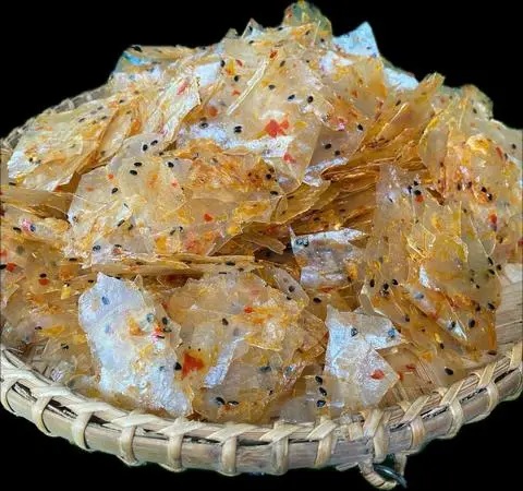 Hình ảnh bánh tráng mắm tỏi phan rang