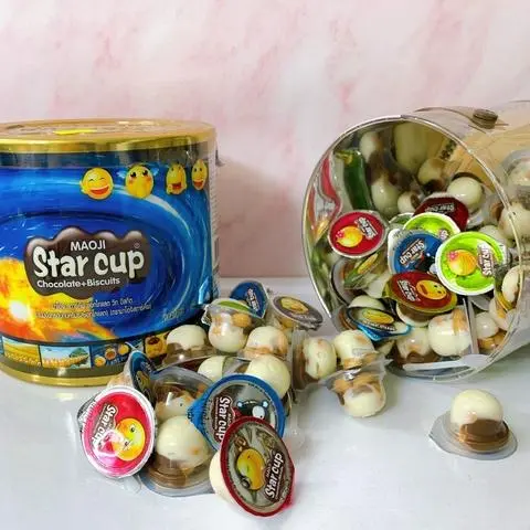 Hình ảnh 10 Viên Bánh Chấm Kem Star Cup Thái Lan