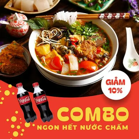 Hình ảnh Combo 1 tô bún riêu chuẩn vị - tô siêu cấp - nước tự chọn