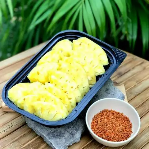 Hình ảnh Thơm Xẻ Hộp 500gr