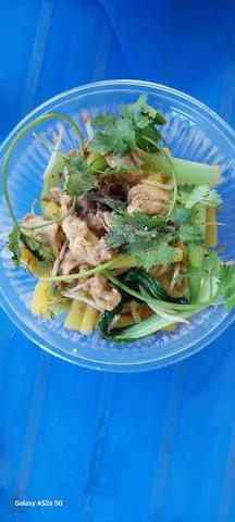 Hình ảnh nui xao thịt ĐB