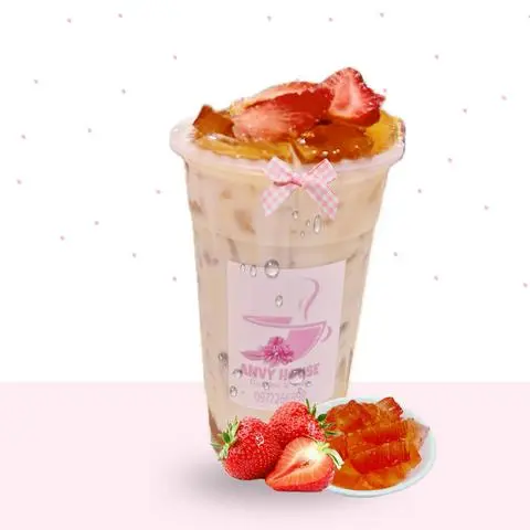 Hình ảnh Trà Thạch Dâu 700ml