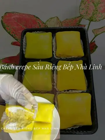 Hình ảnh HỘP 6 BÁNH CREPE SẦU RIÊNG