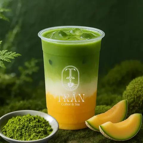Hình ảnh Matcha Latte Dưa Lưới
