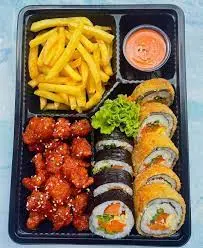 Hình ảnh Combo Kimbap Chiên + Gà Viên + Khoai Tây Chiên