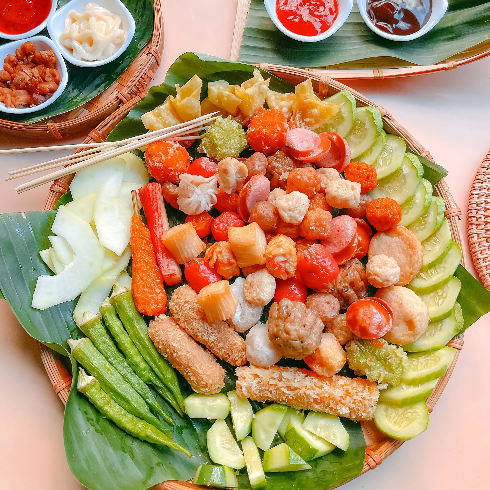 Hình ảnh Combo Truyền Thống 3 - 22 món Tặng 2 Ly Tắc Xí Muội