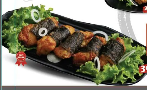 Hình ảnh Gà cuộn rong biển chiên