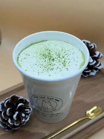 Hình ảnh Matcha Nóng Kem Muối