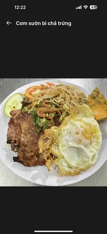 Hình ảnh Cơm sườn bì chả trứng