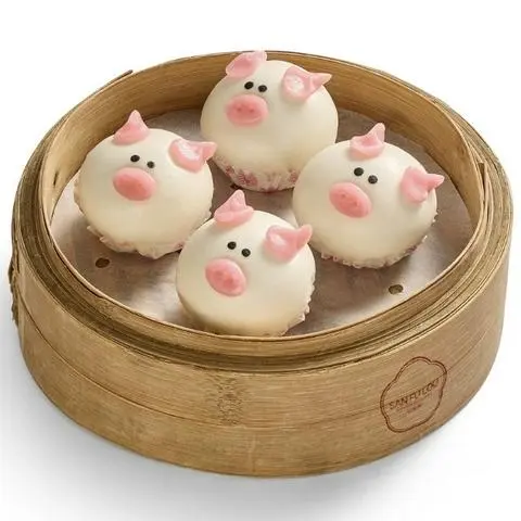Hình ảnh Bánh Bao Heo Piggy (4 cái)