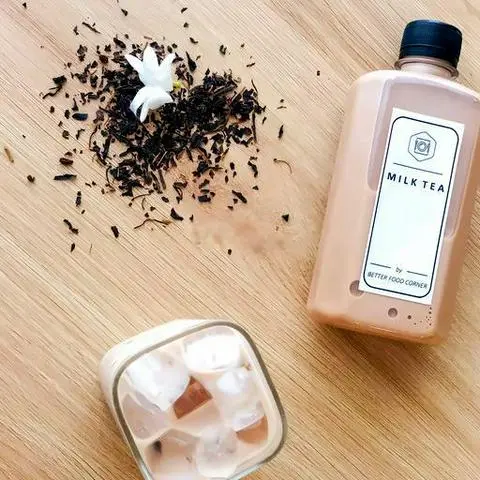 Hình ảnh Oolong Sữa Dừa (Chai 330ml)