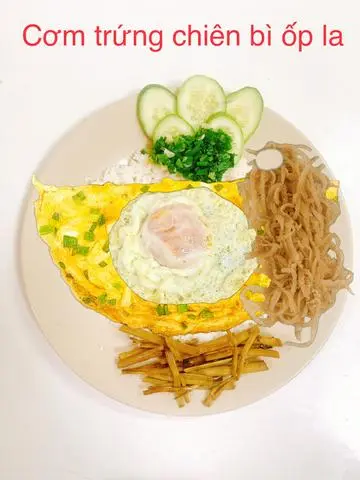 Hình ảnh Cơm Trứng Chiên Bì Ốp La