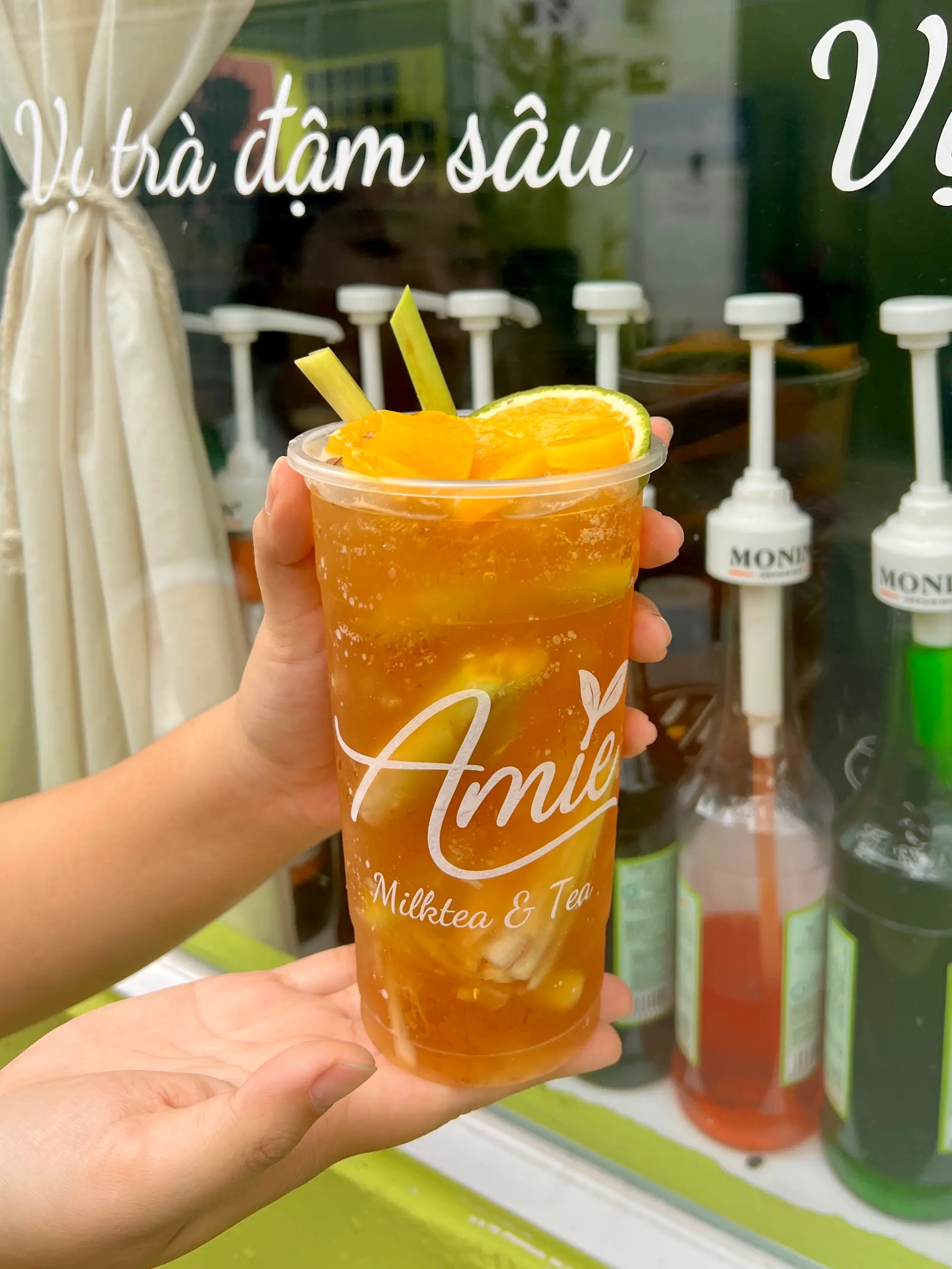 Hình ảnh Trà đào cam sả
