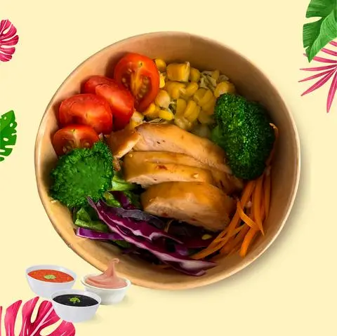 Hình ảnh Salad ức gà nướng