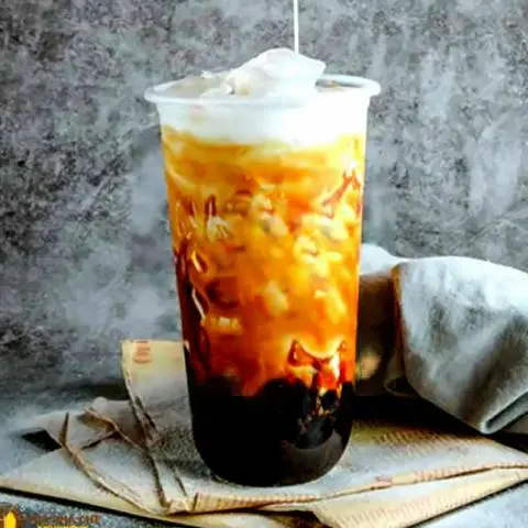 Hình ảnh Sữa tươi trân châu đường đen