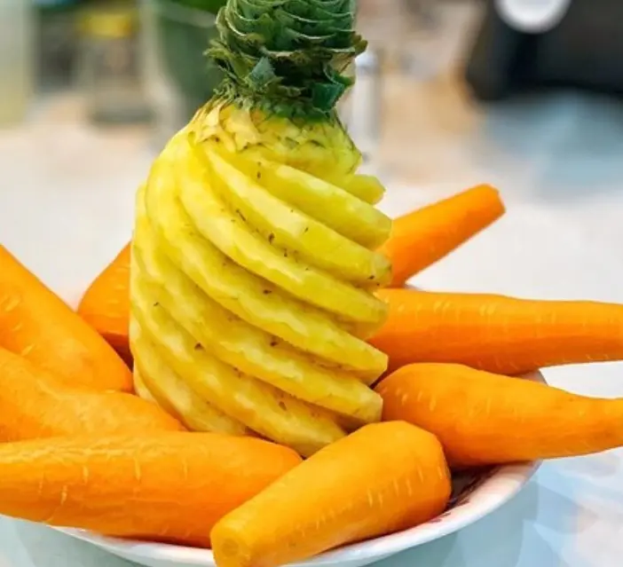 Hình ảnh Ép thơm cà rốt