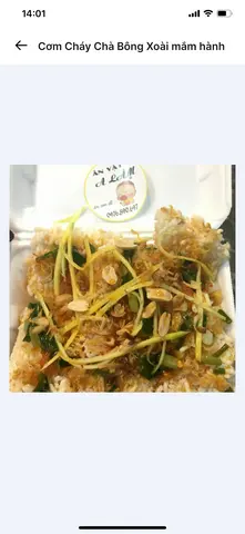 Hình ảnh Cơm cháy chà bông mắm xoài Lớn