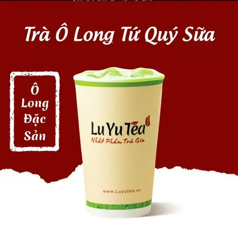 Hình ảnh Trà ô long tứ quý sữa