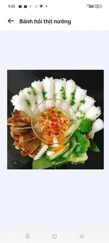 Hình ảnh Bánh hỏi thịt nướng