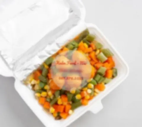 Hình ảnh Mì trộn tôm viên