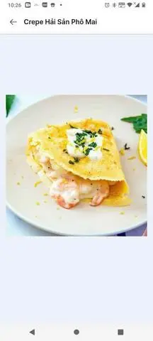 Hình ảnh Crepe Hải Sản Phomai
