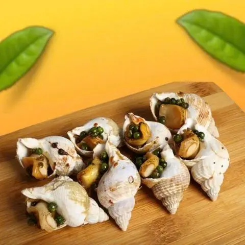 Hình ảnh bulot nướng mắm tiêu xanh 