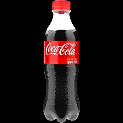 Hình ảnh Coca chai 390ml (kèm tẩy đá)