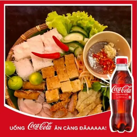 Hình ảnh Bún đậu nhỏ - Coca Cola