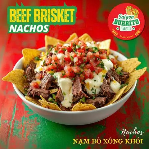 Hình ảnh Nachos Nạm Bò Xông Khói | Smoked Beef Brisket Nachos