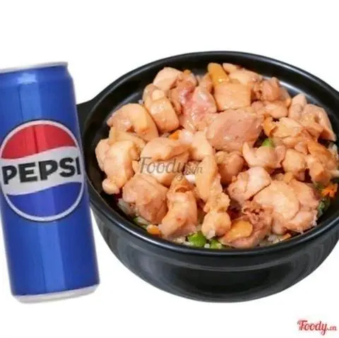 Hình ảnh Combo cơm thố gà áp chảo - pepsi
