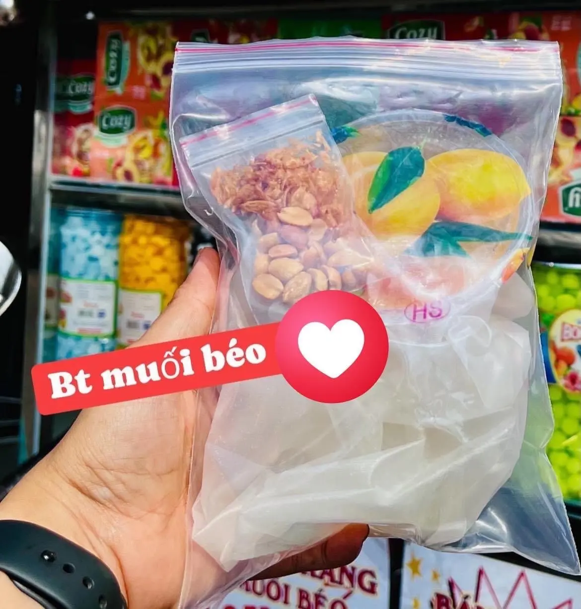Hình ảnh Bánh Tráng Muối Béo