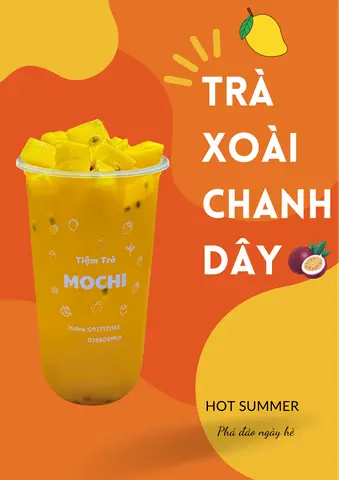 Hình ảnh Trà Xoài Chanh Dây