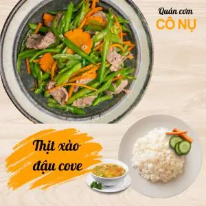 Hình ảnh Cơm Thịt Xào Đậu Que