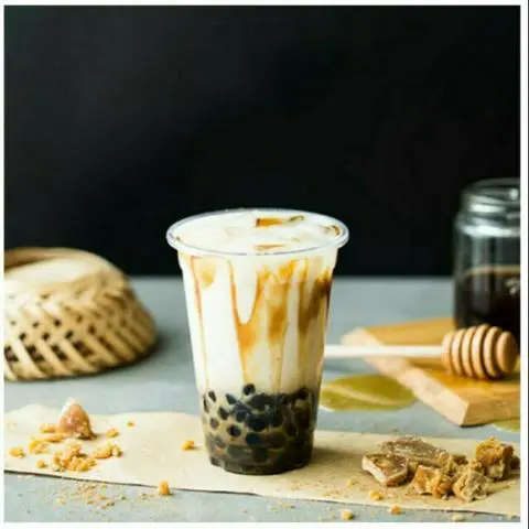 Hình ảnh Sữa Tươi Trân Châu Đường Đen Khổng Lồ