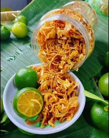Hình ảnh Combo Bánh Tráng Muối Hành Phi Bơ ( Ăn Chay )