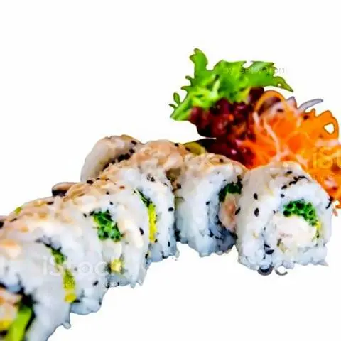 Hình ảnh Cuộn Cá Ngừ Hấp Sốt Mayo Phủ Bột Tem