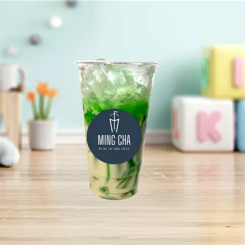 Hình ảnh Táo Xanh Sữa Ly Khổng Lồ 800ml