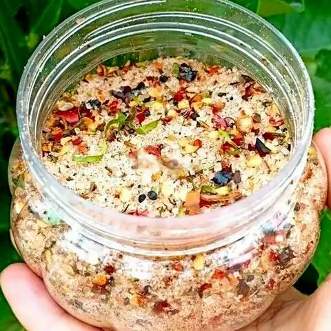 Hình ảnh Muối chẩm chéo đặc sản Tây Bắc