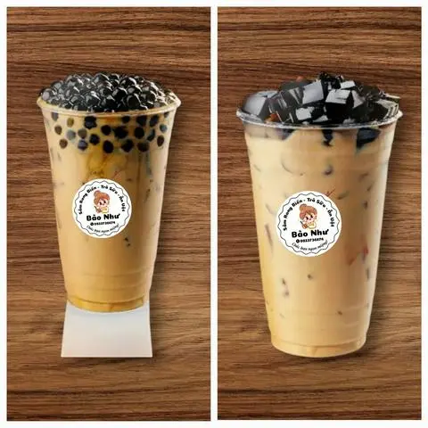 Hình ảnh combo 1trà sữa  Trân Châu đường đen+1Trà Sữa sương sáo 