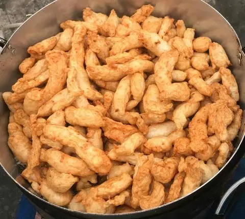 Hình ảnh chả cá chiên đặc biệt + cá viên chiên